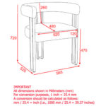 Jilsa/Scarlet 5pc Dining Set - Walnut Table with Saddle Chair 207-551WAL_108PUSDL 207 551WAL 108PUSDL LDC