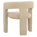 Jilsa/Amara 5pc Dining Set - Walnut & White Table with Beige Chair 207-551WAL_933BG 207 551WAL 933BG 7
