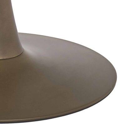 Zilo/Antoine Small 5pc Dining Set in Aged Gold with Light Grey Chair 207-671GD_S_573LG 207 671GD S 573LG 5