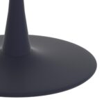 Zilo/Zeke 7pc Dining Set in Faux Marble and Black with Charcoal Chair 207-671LBK_090CH 207 671LBK 090CH 5