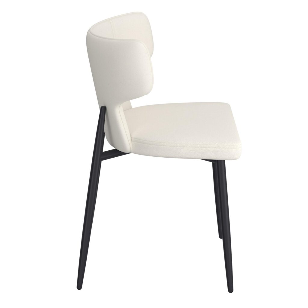Zilo/Olis 3pc Dining Set in Faux Marble and Gold with Beige Chair - Image 9