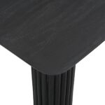 Sangra/Kash 7pc Dining Set - Black Table with Saddle Chair 207-751BLKSM_084SD 207 751BLKSM 084SD 5