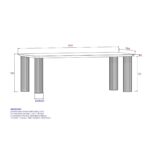 Sangra/Amara 7pc Dining Set - Natural Table with Charcoal Chair 207-751NATLG_933CH 207 751NATLG 933CH LDT