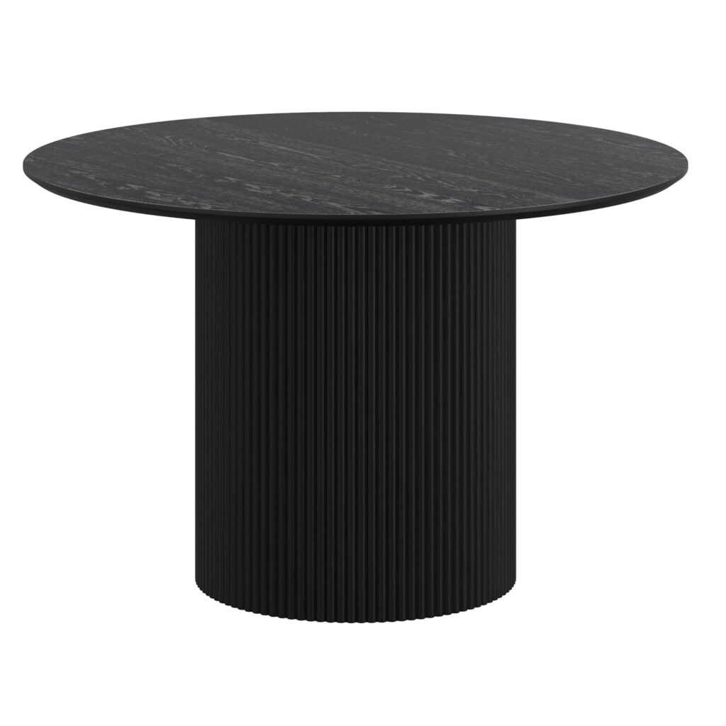 Tovas/Caprese 5pc Dining Set - Black Table with Black Chair - Image 2