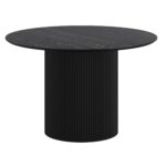 Tovas/Caprese 5pc Dining Set - Black Table with Black Chair 207-782BLK_269BLK 207 782BLK 269BLK 1