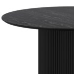Tovas/Caprese 5pc Dining Set - Black Table with Black Chair 207-782BLK_269BLK 207 782BLK 269BLK 2