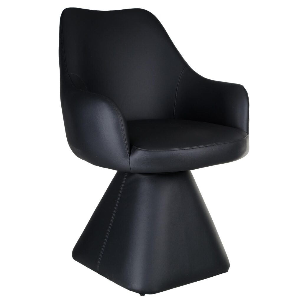 Tovas/Caprese 5pc Dining Set - Black Table with Black Chair - Image 7