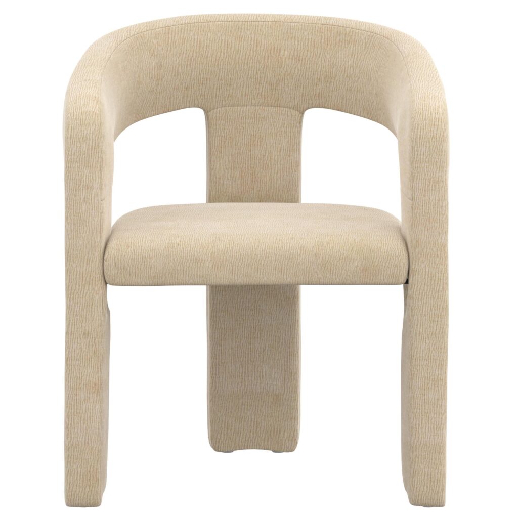 Tovas/Amara 5pc Dining Set - Ivory Table with Beige Chair - Image 9