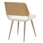 Tovas/Hudson 5pc Dining Set - Natural Table with Beige Chair 207-782NAT_582BG 207 782NAT 582BG 7