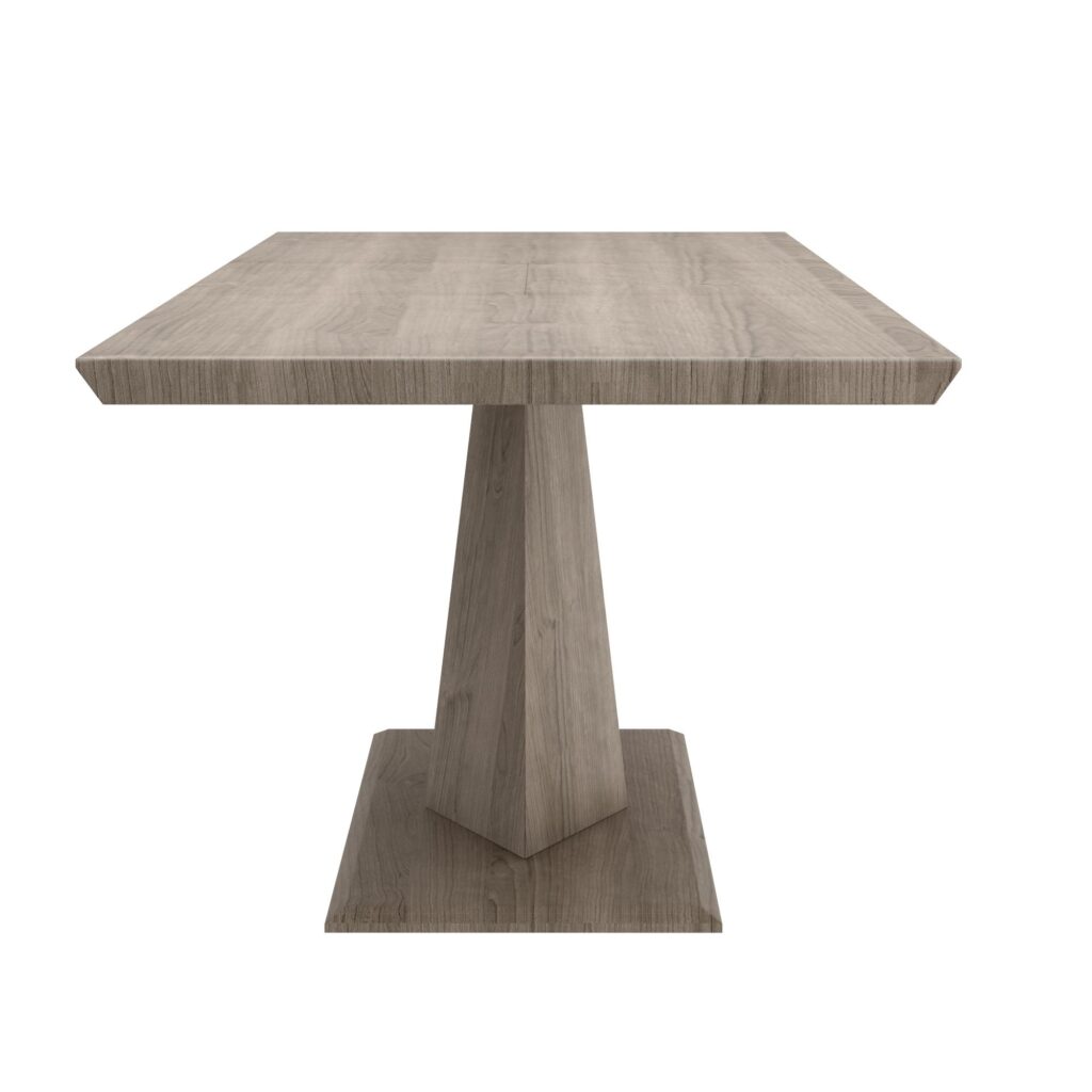 Eclipse/ Caprese 7pc Dining Set - Washed Oak Table with Beige Chair - Image 4