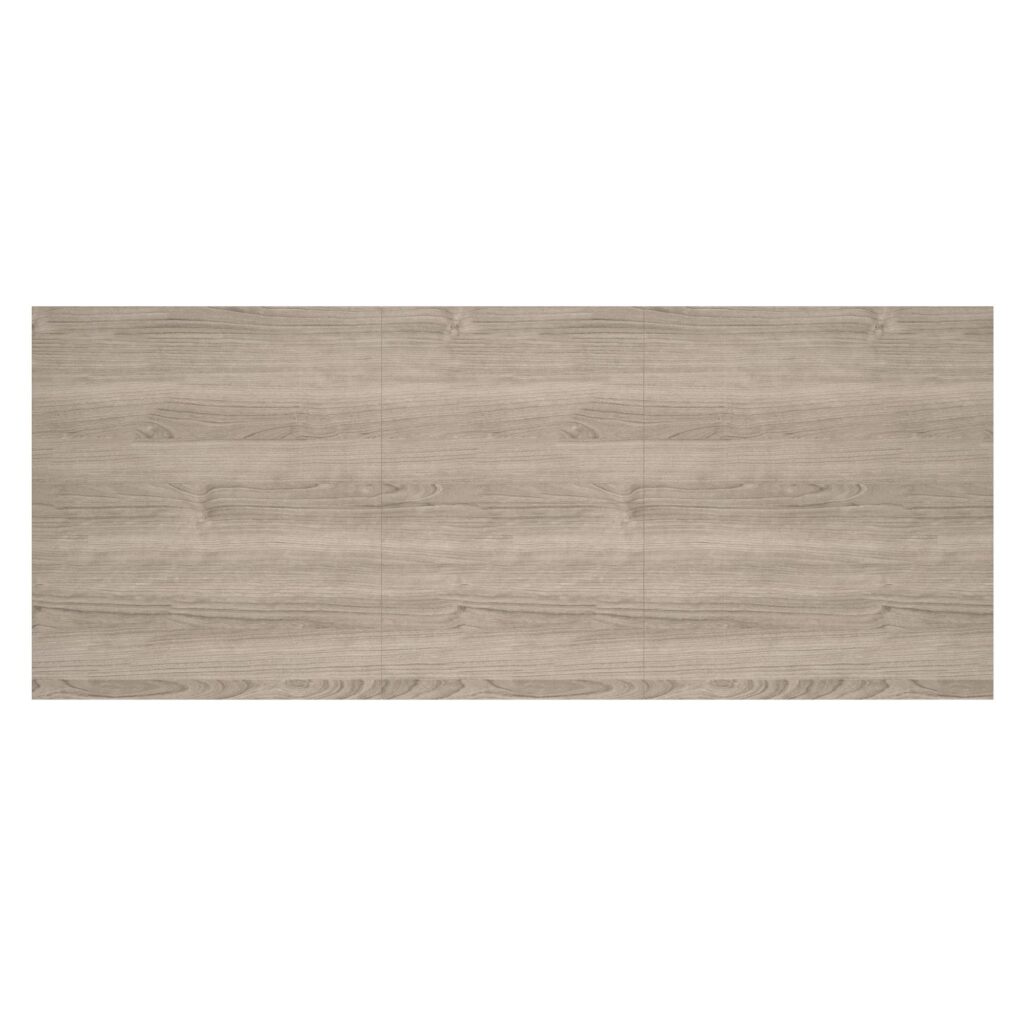 Eclipse/ Caprese 7pc Dining Set - Washed Oak Table with Beige Chair - Image 6