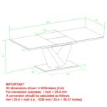 Eclipse/ Caprese 7pc Dining Set - Washed Oak Table with Beige Chair 207-860OK_269BEG 207 860OK 269BEG LDT