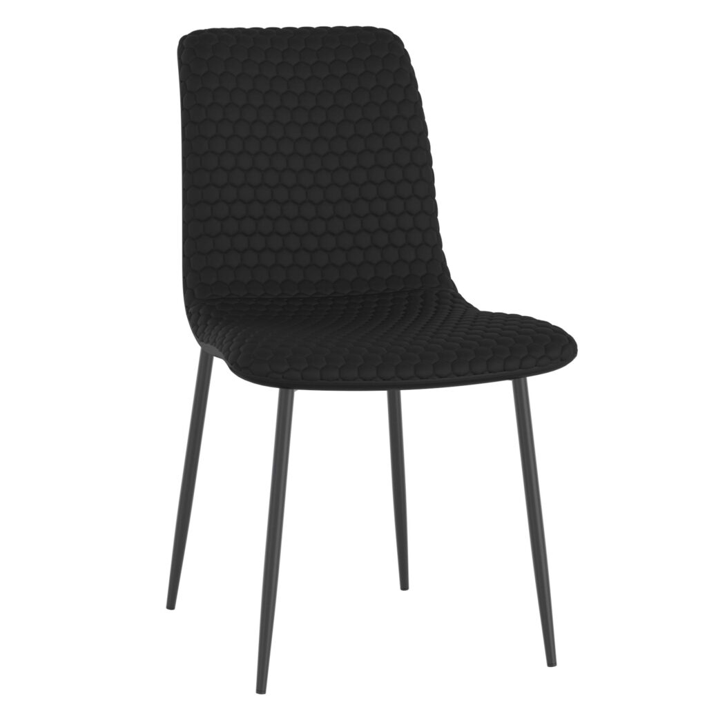 Conrad/Brixx 5pc Dining Set in Black with Black Chair - Image 7