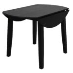 Conrad 5pc Dining Set in Black 207-863BLK_5PC 207 863BLK 5PC 2
