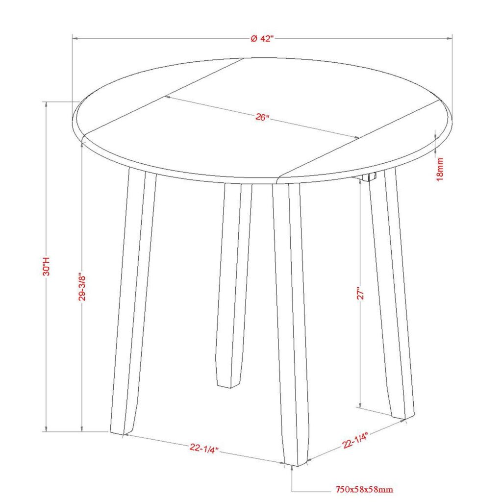 Conrad 5pc Dining Set in Black - Image 12