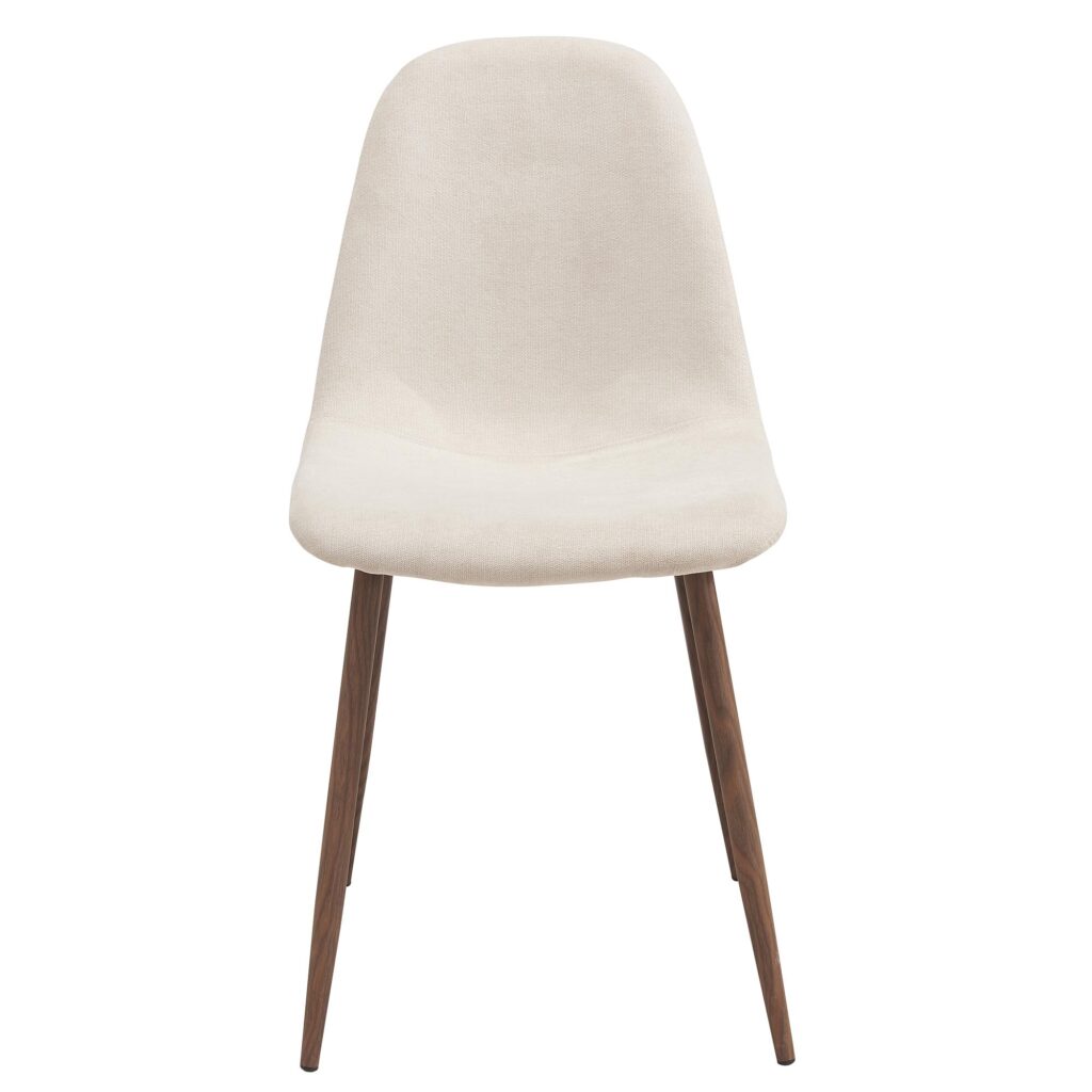 Conrad/Lyna 5pc Dining Set in Walnut with Beige Chair - Image 9