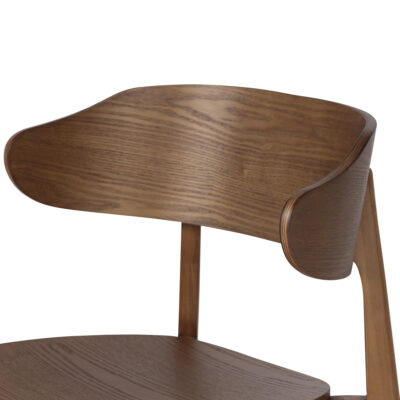 Martina and Khari 5pc Dining Set - Walnut Table and Walnut Chairs 207-929_256WAL 207 929 256WAL 9