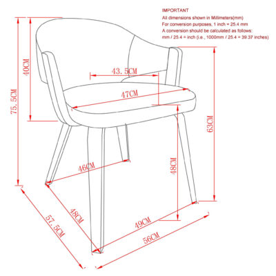 Bazul and Freya 7pc Dining Set - Mocha Table and Toffee and Walnut Chairs 207-953MOC_146WAL 207 953MOC 146WAL LDC