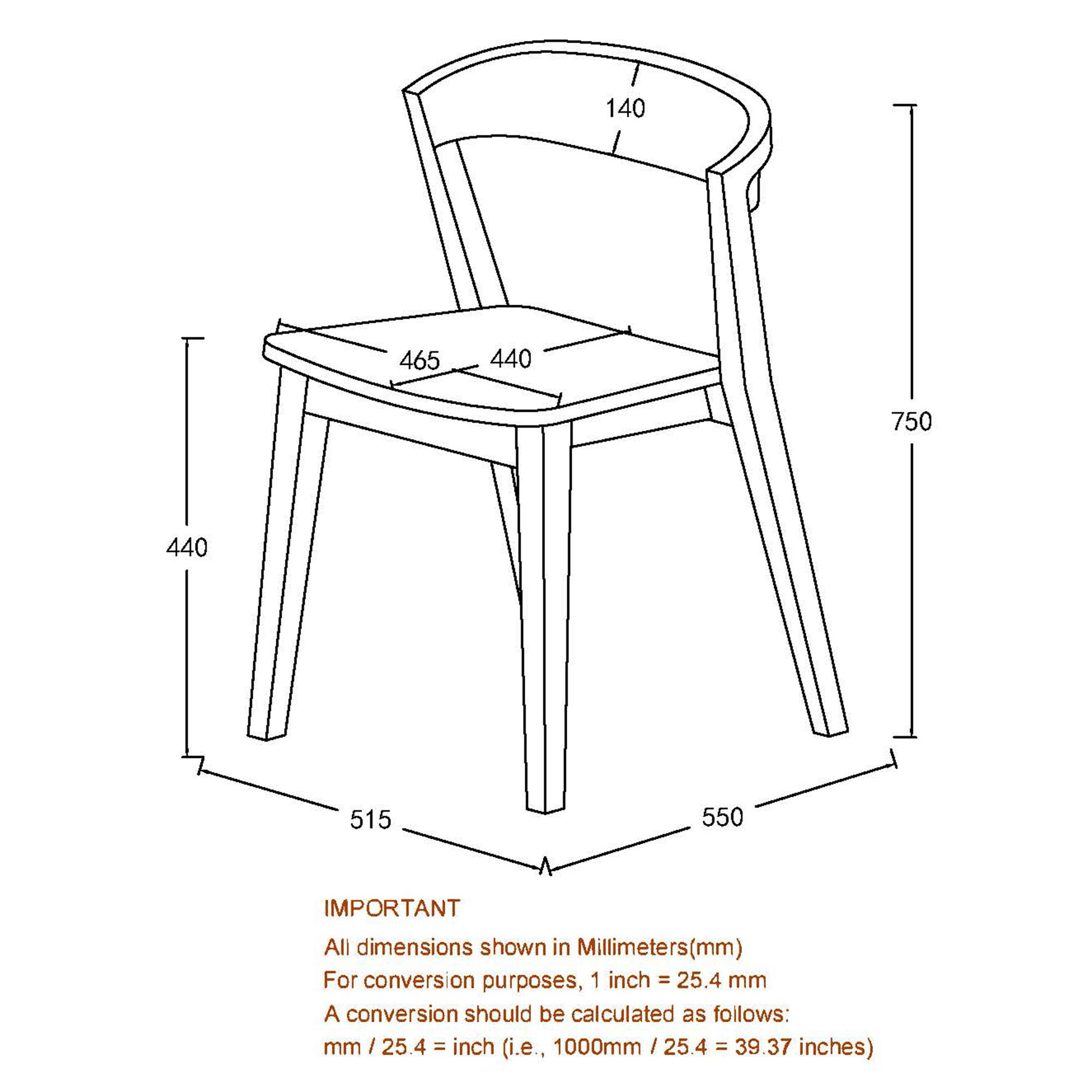 Bazul and Nicco 7pc Dining Set - Mocha Table and Mocha Chairs 11 Bazul and Nicco 7pc Dining Set - Mocha Table and Mocha Chairs - Image 11