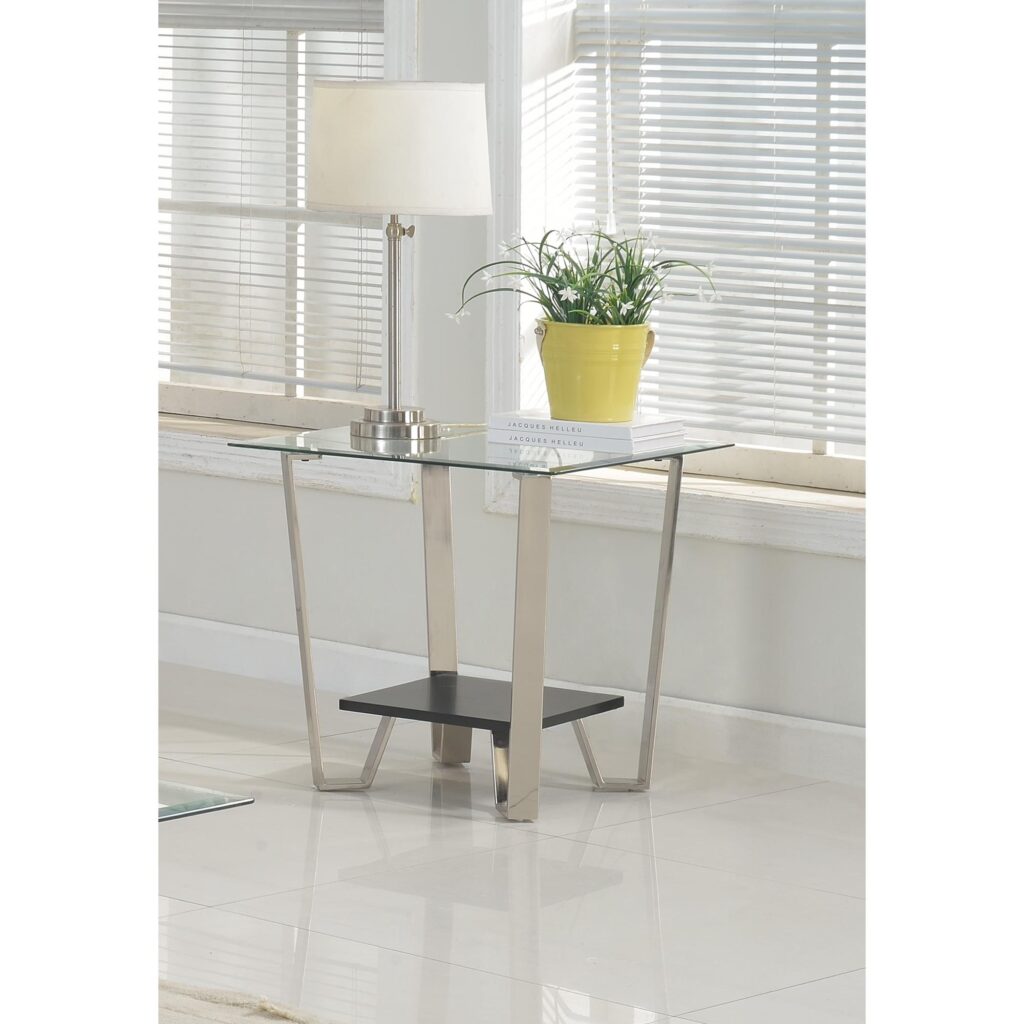 Avalon End Table - Silver - Image 2