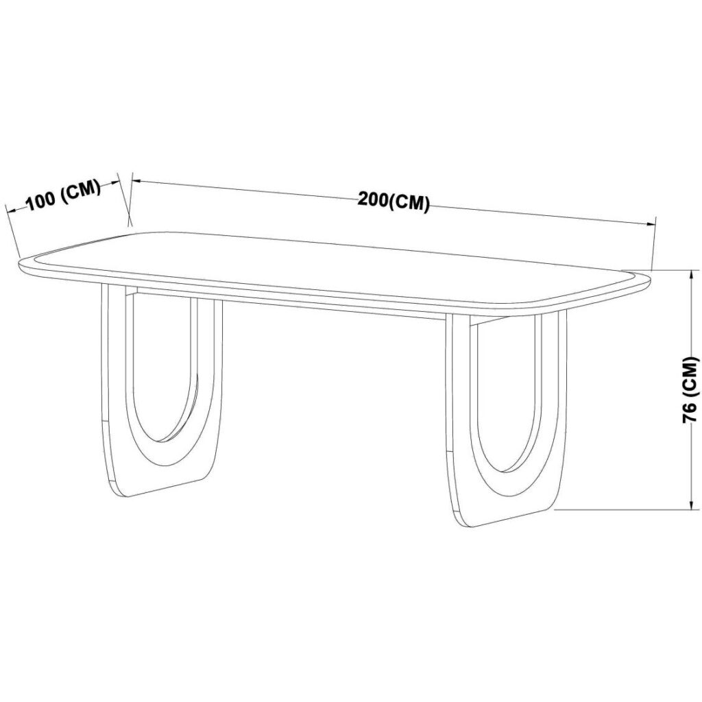 Tucson Dining Table - Dark Walnut - Image 2