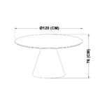 Savannah Dining Table - Espresso 222116 222116 4