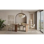 Fresno Dining Table - Light Brown 222119 222119 2