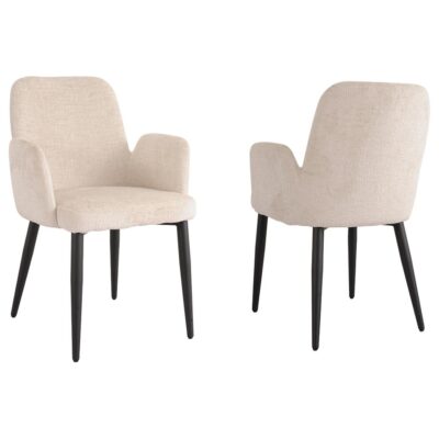 Allora Dining Chair - Set of 2 - Beige 2295
