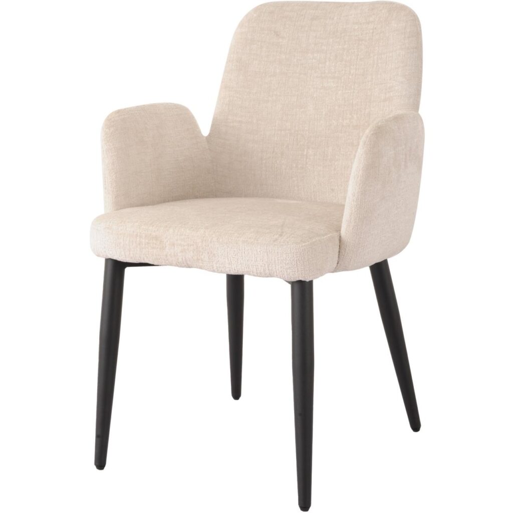 Allora Dining Chair - Set of 2 - Beige - Image 3