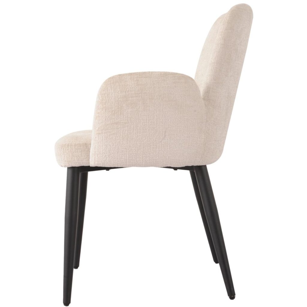 Allora Dining Chair - Set of 2 - Beige - Image 6