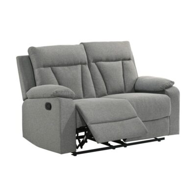 Makena Recliner Love Seat - Grey