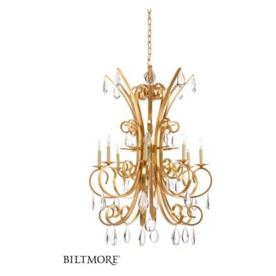 Grand Stairs Chandelier-Gold