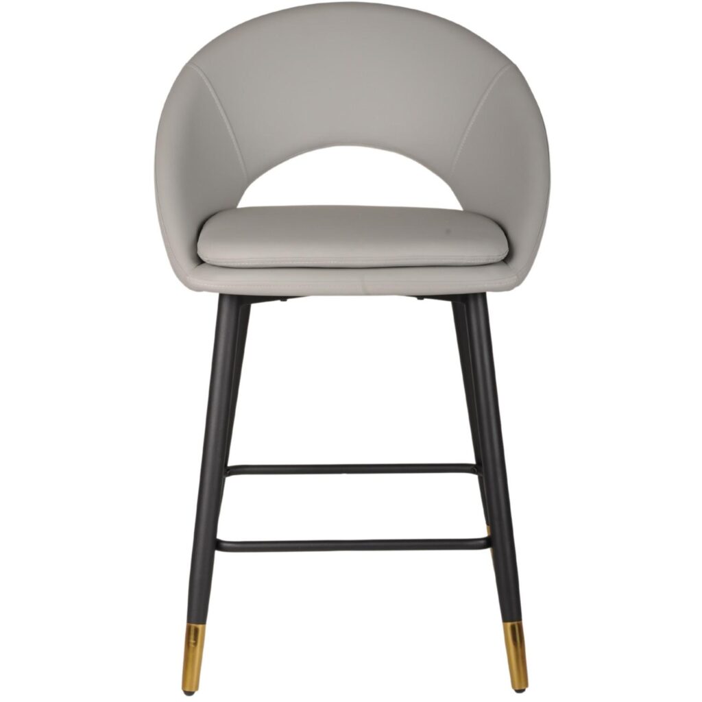 Mila Counter Stool - Set of 2 - Grey - Image 3