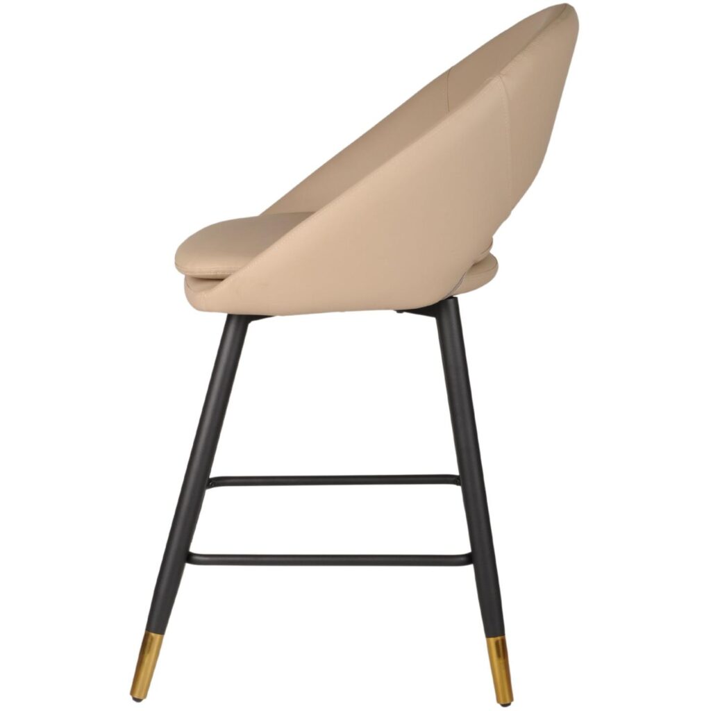Mila Counter Stool - Set of 2 - Beige - Image 5