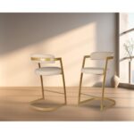 Layla Counter Stool - Set of 2 - Gold 24501 24501 2