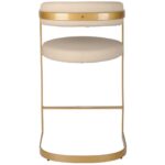 Layla Counter Stool - Set of 2 - Gold 24501 24501 3