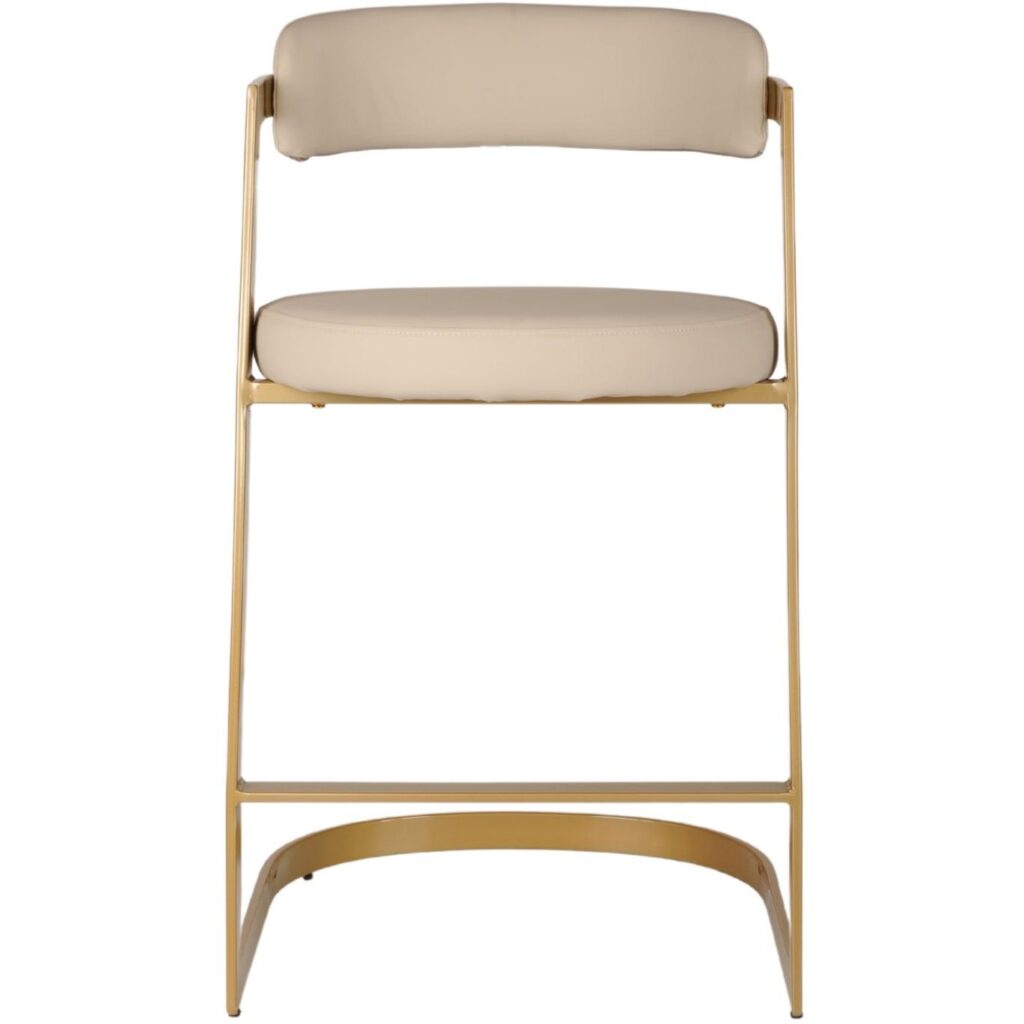 Layla Counter Stool - Set of 2 - Gold - Image 7