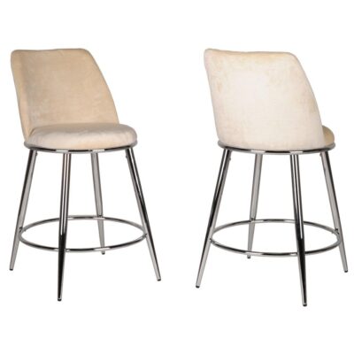Nova Counter Stool - Set of 2 - Beige