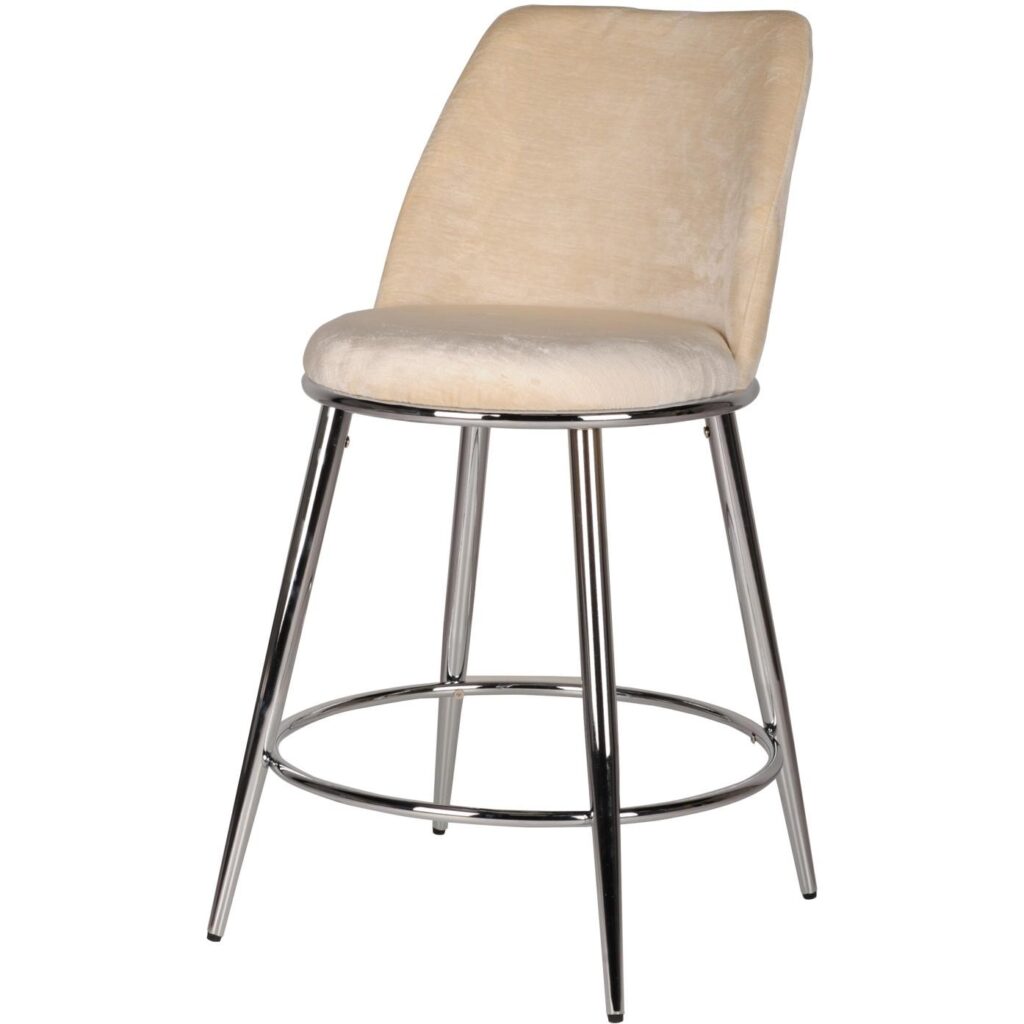 Nova Counter Stool - Set of 2 - Beige - Image 4