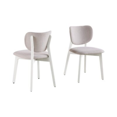 Durana Dining Chair - Set of 2 - Cream