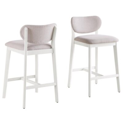 Julie Mirrored End Table Pearl Silver 24858