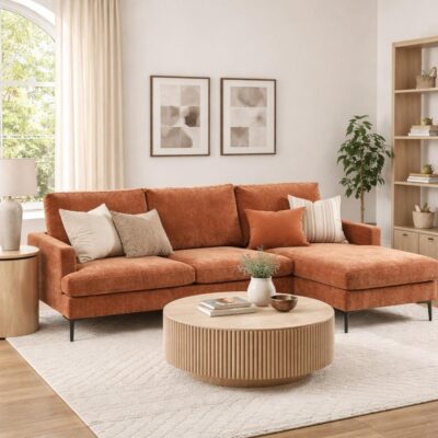 Sienna Sectional Sofa - Terracotta 250382 250382 7
