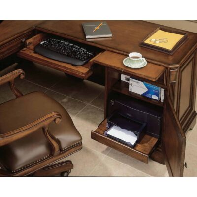 Brookhaven L-Shaped Executive Desk 7 Brookhaven L-Shaped Executive Desk HKR12231 281 10 453 inset2