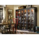 Sanctuary Two-Door Thin Display Cabinet - Ebony 3005-50001 3005 50001room