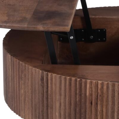 Balark Round Lift-Top Coffee Table in Walnut 301-071WAL 301 071WAL 4