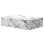 Artemis Contract Grade Rectangular Coffee Table in Bulgari White 301-079BWT 301 079BWT 2