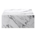 Artemis Contract Grade Rectangular Coffee Table in Bulgari White 301-079BWT 301 079BWT 3