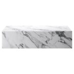 Artemis Contract Grade Rectangular Coffee Table in Bulgari White 301-079BWT 301 079BWT 4