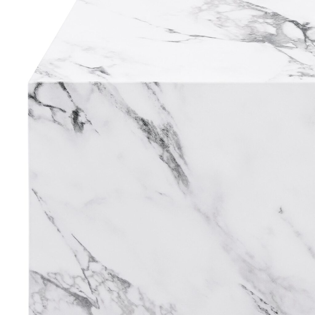 Artemis Contract Grade Rectangular Coffee Table in Bulgari White - Image 7