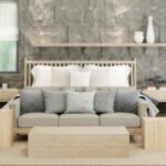 Artemis Contract Grade Rectangular Coffee Table in Travertine 301-079TR 301 079TR 1